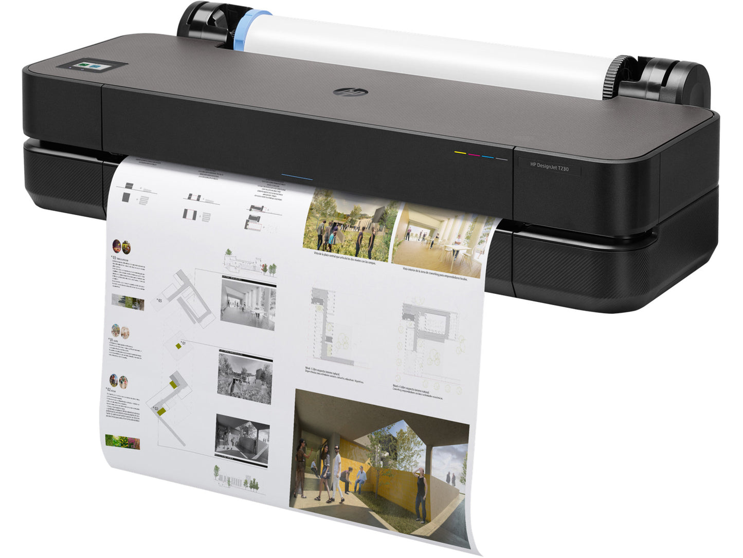 HP DesignJet T230 24-in Printer 2025 Edition with 2YR Warranty, 5HB07T#B1K