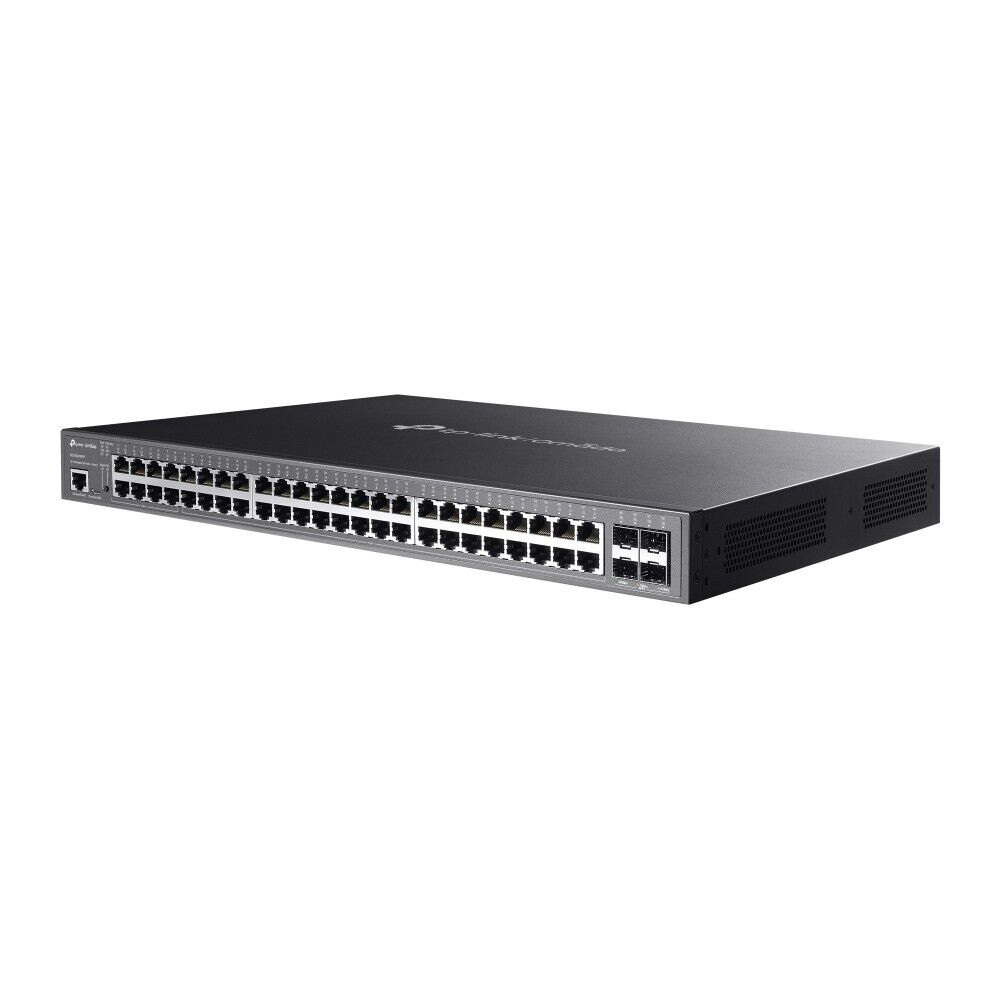 TP-Link SG3452XMPP | Omada 48-Port Gigabit PoE+ L2+ Managed Switch | 4* 10G SFP+