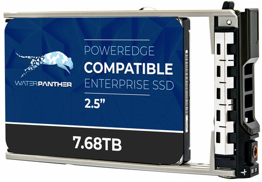 WaterPanther 7.68TB SAS 12Gb/s 2.5" Enterprise SSD G11 G12 G13 Health 90% - 100% (NOT FOR HOME PC)