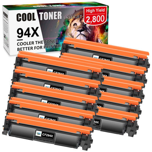 10PK CF294X 94X Toner Compatible For HP LaserJet Pro M118dw MFP M148dw M148fdw