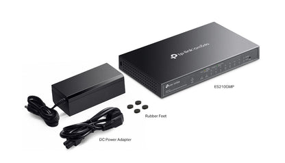TP-Link ES210GMP | Omada 10-Port Gigabit Easy Managed Switch | 8* PoE+ Ports