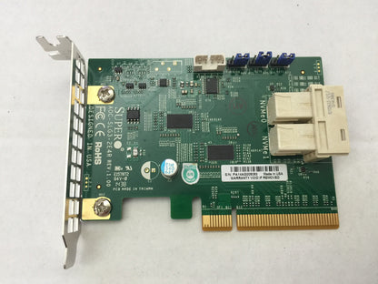 Supermicro AOC-SLG3-2E4R NVMe Card 2 Internal NVMe Ports