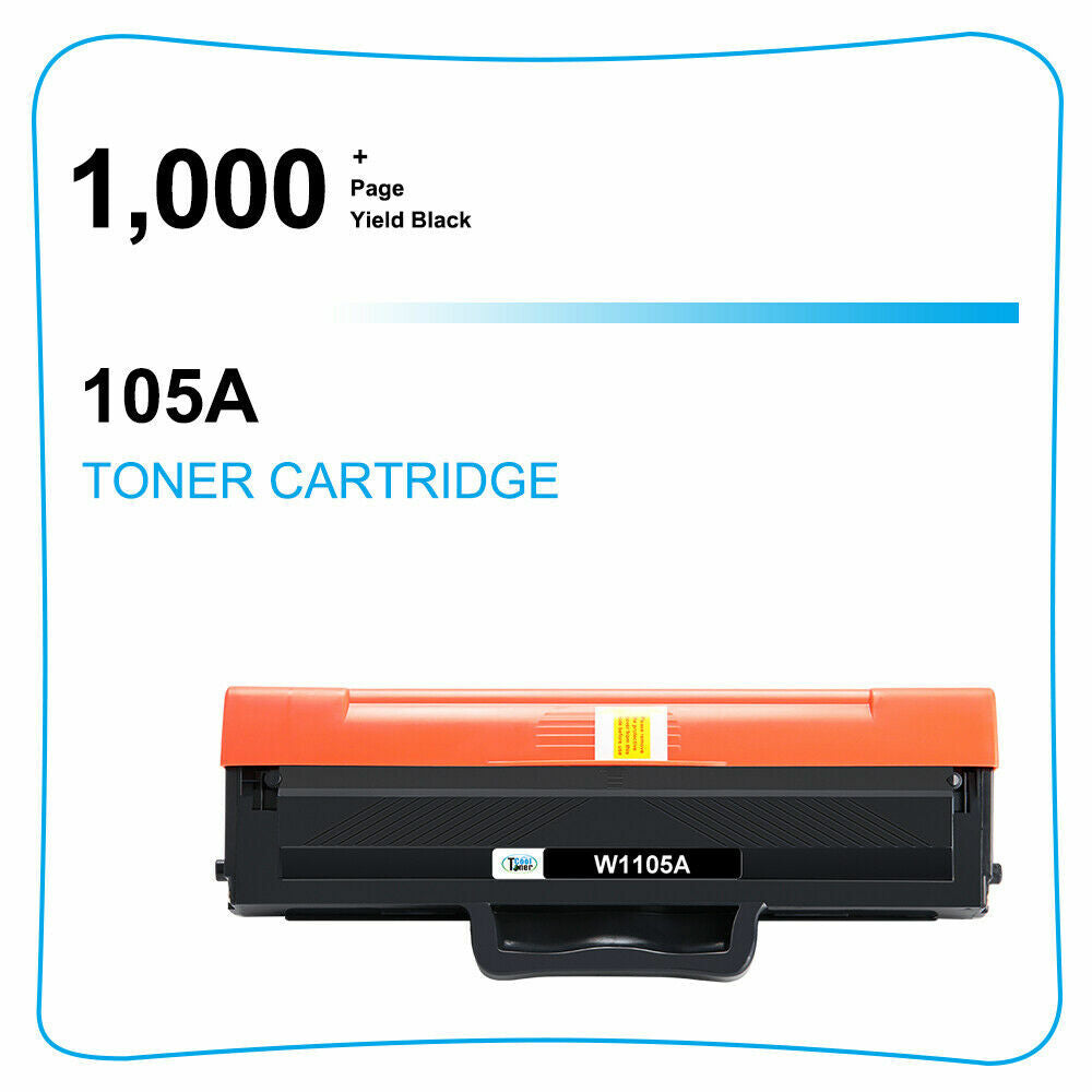 8 W1105A 105A Black Toner Compatible with HP Laser MFP 135a 135w 137fnw 107a 107