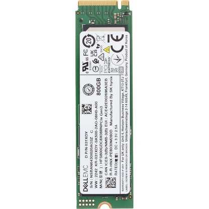 Dell 800GB Gen3 NVMe MU TLC 2280 M.2 SSD PE8030 (31XDY)