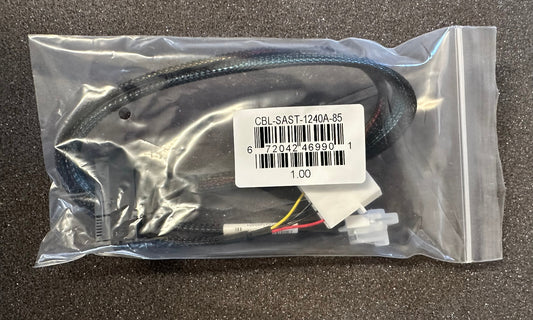 Supermicro CBL-SAST-1240A-85 Slimeline x4 to PCIe SFF-8639 & 1x4, PH5.08, 24AWG (NOT FOR HOME PC)