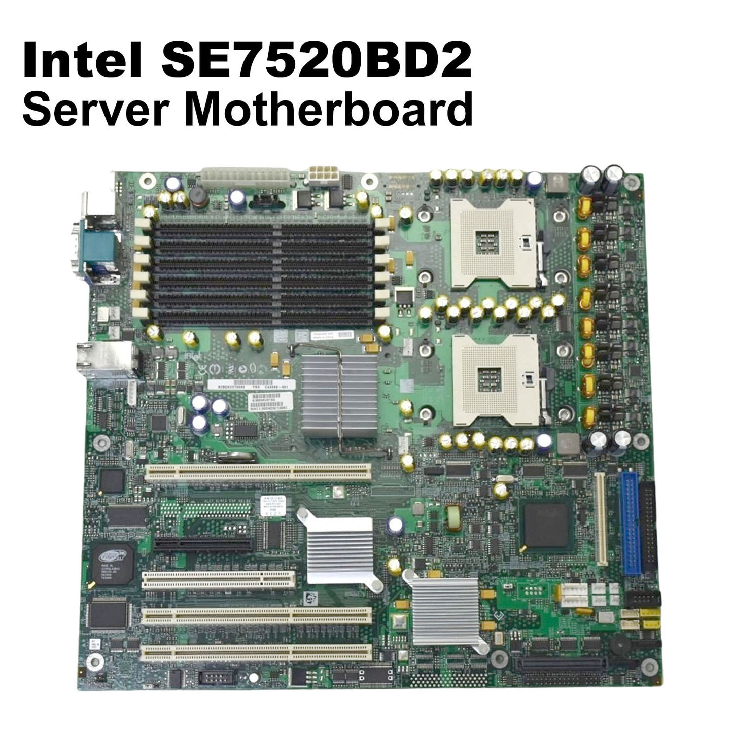 New Intel SE7520BD2 E7520 Chipset Dual Socket-604 6 Slots Motherboard C44688-801