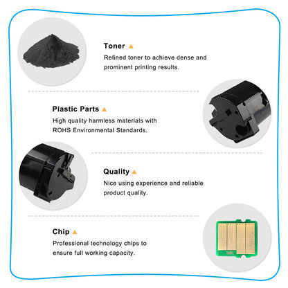 1 Pack Toner Cartridge for Dell B2360d B2360dn B3460dn B3465dn B3465dnf Black