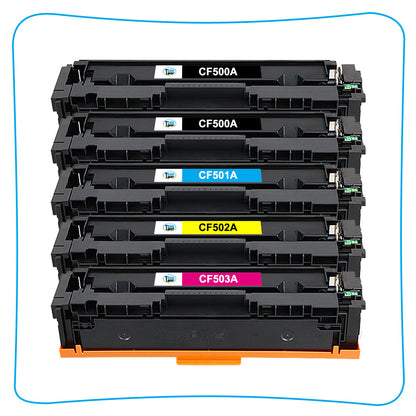10 CF500A Toner Compatible with HP 202A Color LaserJet MFP M254dw M254dn M281fdw
