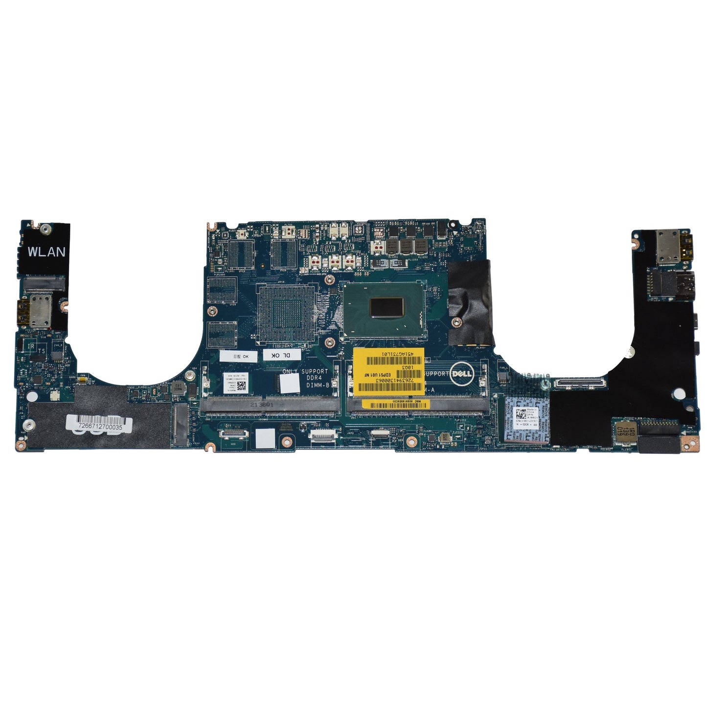 Dell XPS 15 7590 Laptop Motherboard i5-9300H Quad-Core 2.4GHz CPU LA-H331P 205NX