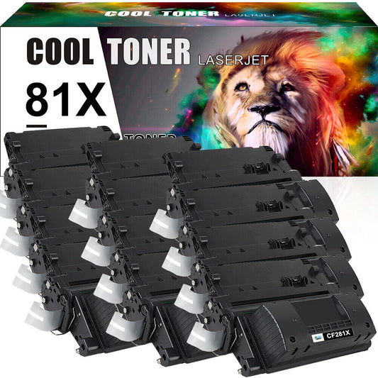 12PK High Yield CF281X Toner Compatible with HP Enterprise MFP M630dn M630f M606