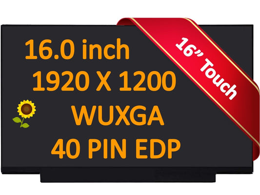 Lenovo Display 16" WUXGA Touch Anti-Glare IPS 250nit 82XF 82XG SD11K06192 Screen