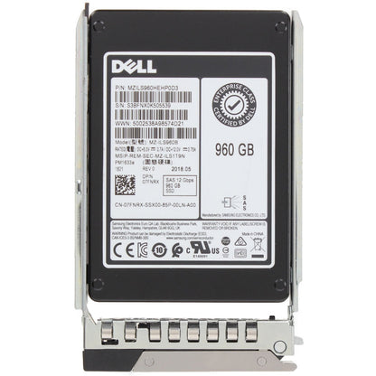 Dell 960GB 12Gbps SAS RI TLC 2.5 SSD PM1633a (7FNRX) (NOT FOR HOME PC)
