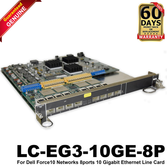Dell Terascale E300 Line Card 8x 10GbE Expansion Module LC-EG3-10GE-8P 5GFDK