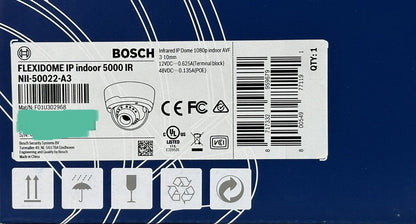 Lot of 10 Bosch NII-50022-A3 IP Indoor 5000 HD 1080p 3-10mm Camera AVF F1.3 Dome