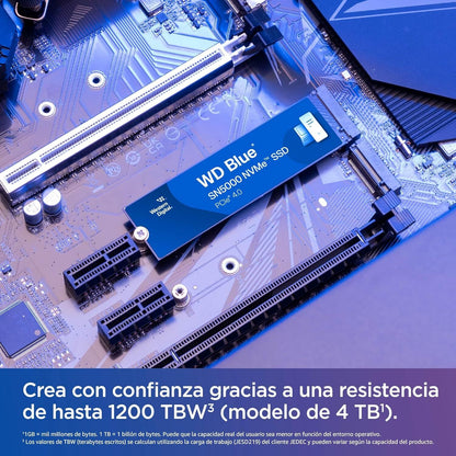 WD 4TB Blue SN5000 NVMe Internal Solid State Drive SSD WDS400T4B0E