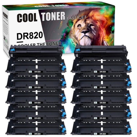 10PK DR820 Drum Unit For Brother TN850 6200DW HL-L6200DW MFC-L6700DW MFC-L6900DW
