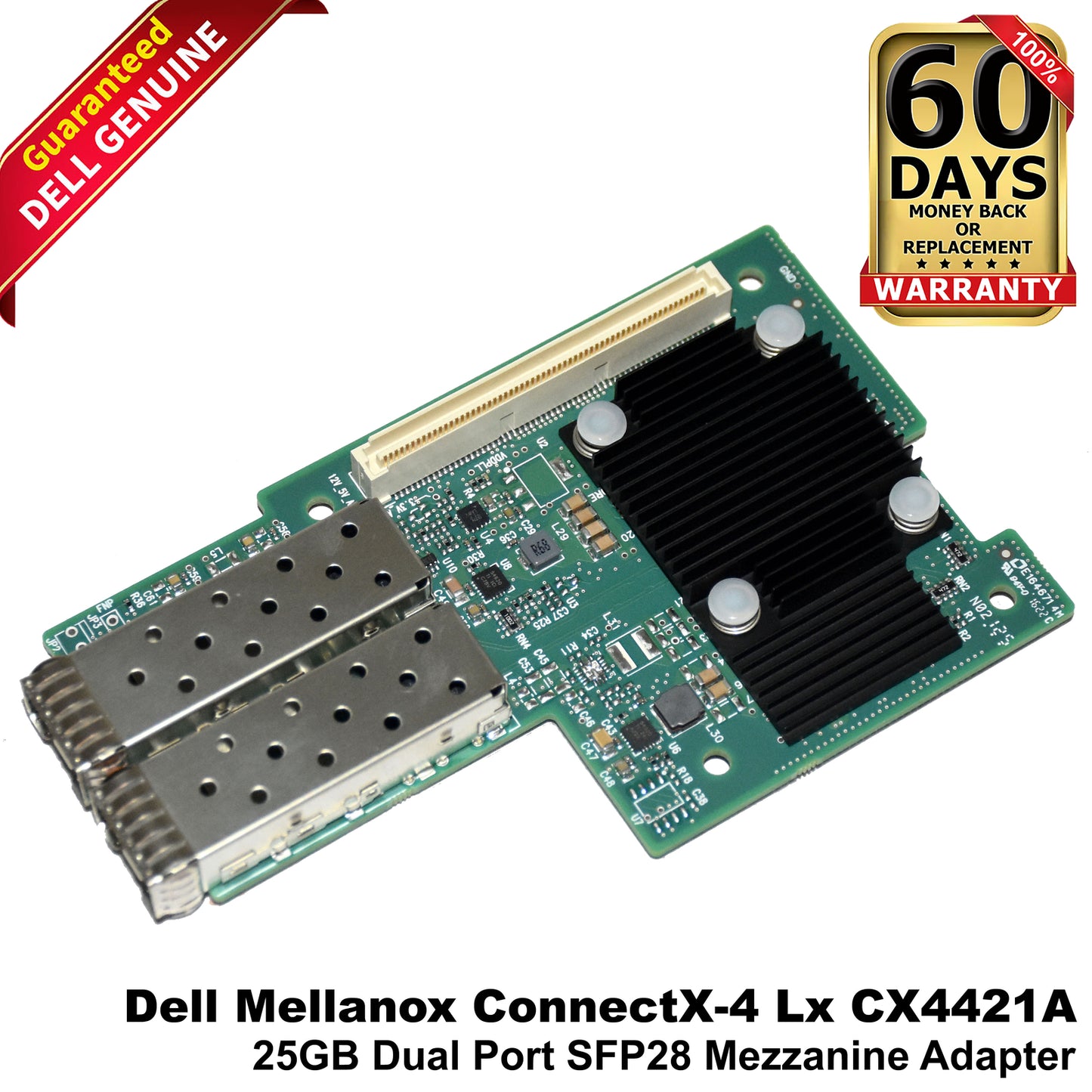 Dell Mellanox ConnectX-4 CX4421A 25Gb 2-Port SFP28 NIC Daughter Card T3CYH