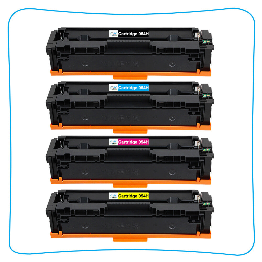 4PK Compatible for Canon 054H Toner Cartridge MF641cw MF642cdw 644cdw LBP622cdw