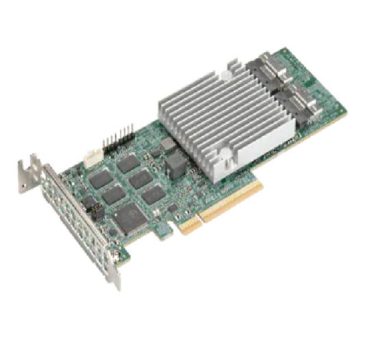 Supermicro AOC-S3916L-H16IR w/ SAS3916 controller (U3) and 240PD RAID Key(U39) (NOT FOR HOME PC)