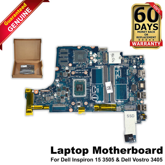 Dell Inspiron 15 3505 Laptop Motherboard AMD Athlon Silver 3050U LA-K037P P43K1