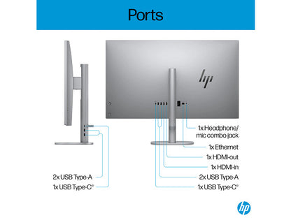 HP OmniStudio X All-in-One Computer 31.5" 4K UHD Intel Core Ultra 7, 16 GB;1 TB