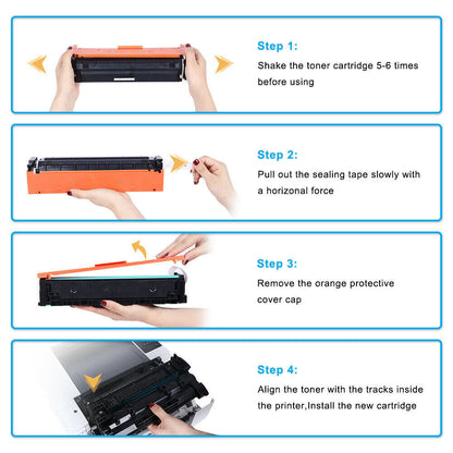5PK Premium 067 BCYM for Compatible For Canon 067 LBP633Cdw Toner Cartridge