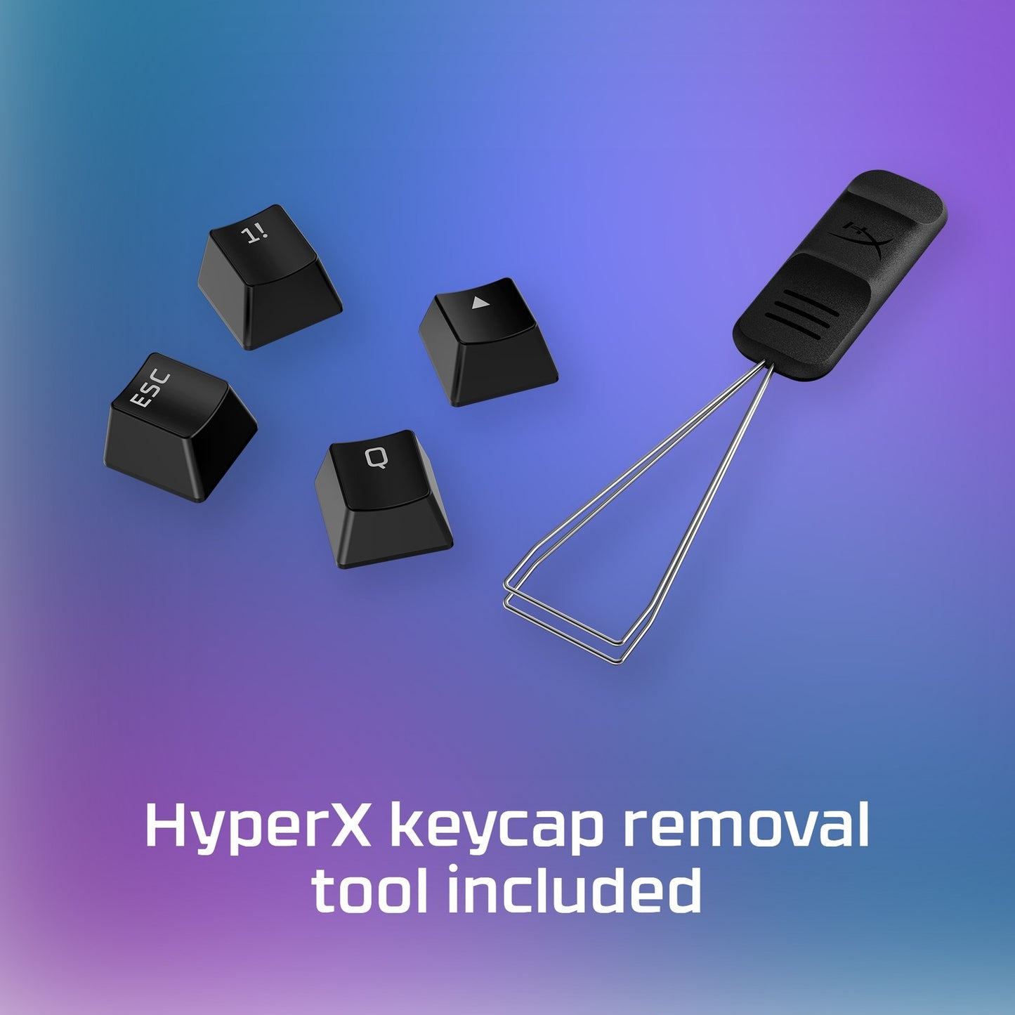HyperX Full key Set Keycaps - PBT (Black)
