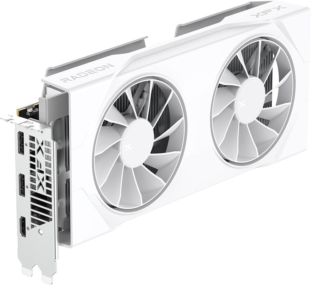 XFX Swift AMD Radeon RX 9060 XT OC White Game Edition w/ 8GB GDDR6 RX-96TSW8GWQ