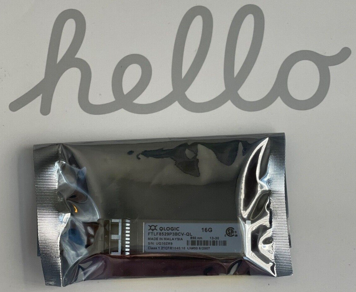 QLOGIC FTLF8529P3BCV-1D TRANSCEIVER 4/8/16G FIBRE CHANNEL SFP 850nm