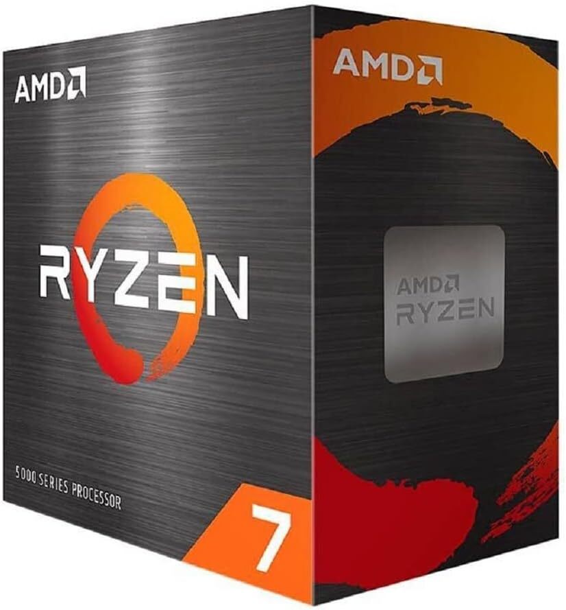 AMD Ryzen 7 5800X Processor (4.7GHz 8 Cores Socket AM4) Box - 100-100000063WOF