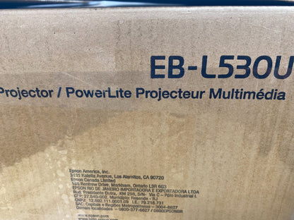 Epson PowerLite L530U Full HD WUXGA 3LCD Laser Projector (V11HA27020)