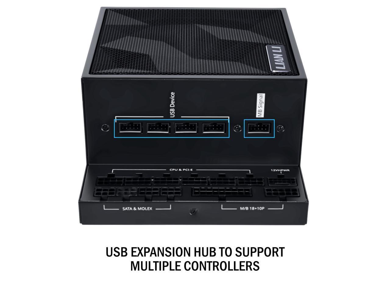Lian Li Edge Series-1300W Full Modular Power Supply-80 PLUS Platinum-ATX 3.0, 3.