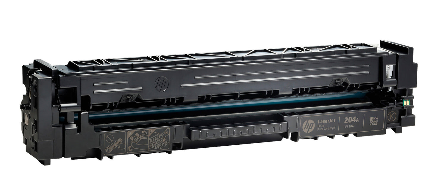 HP 204A Black Original LaserJet Toner Cartridge, ~1,100 pages, CF510A