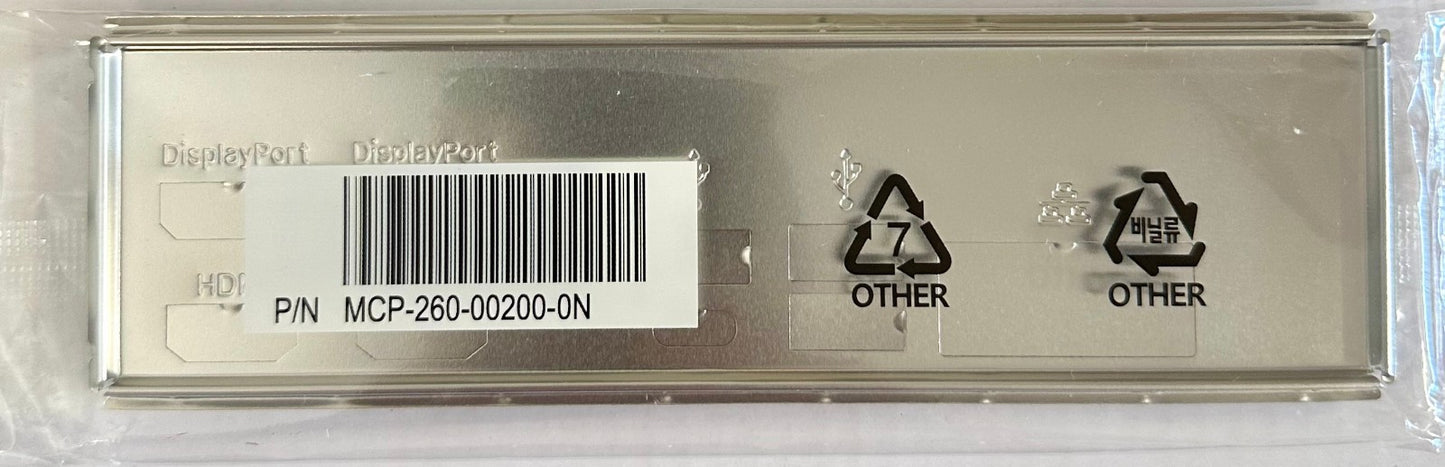 SuperMicro MCP-260-00200-0N Standard I/O Shield for X14SAV-LVDS