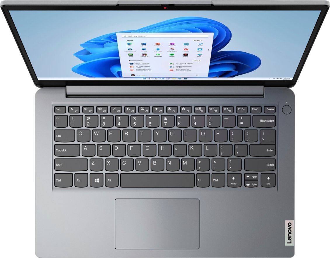 New Lenovo ideapad 1 14" HD Celeron N4020 4GB 128GB + 512GB SSD Cam Windows 11 S