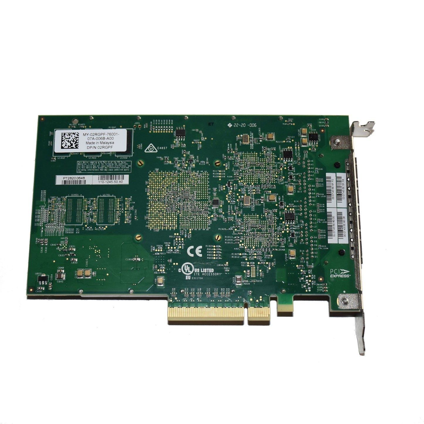 Dell Chelsio T540-BT Quad-Port 10GbE RJ45 PCIe Low Profile Network Adapter 2RGPF