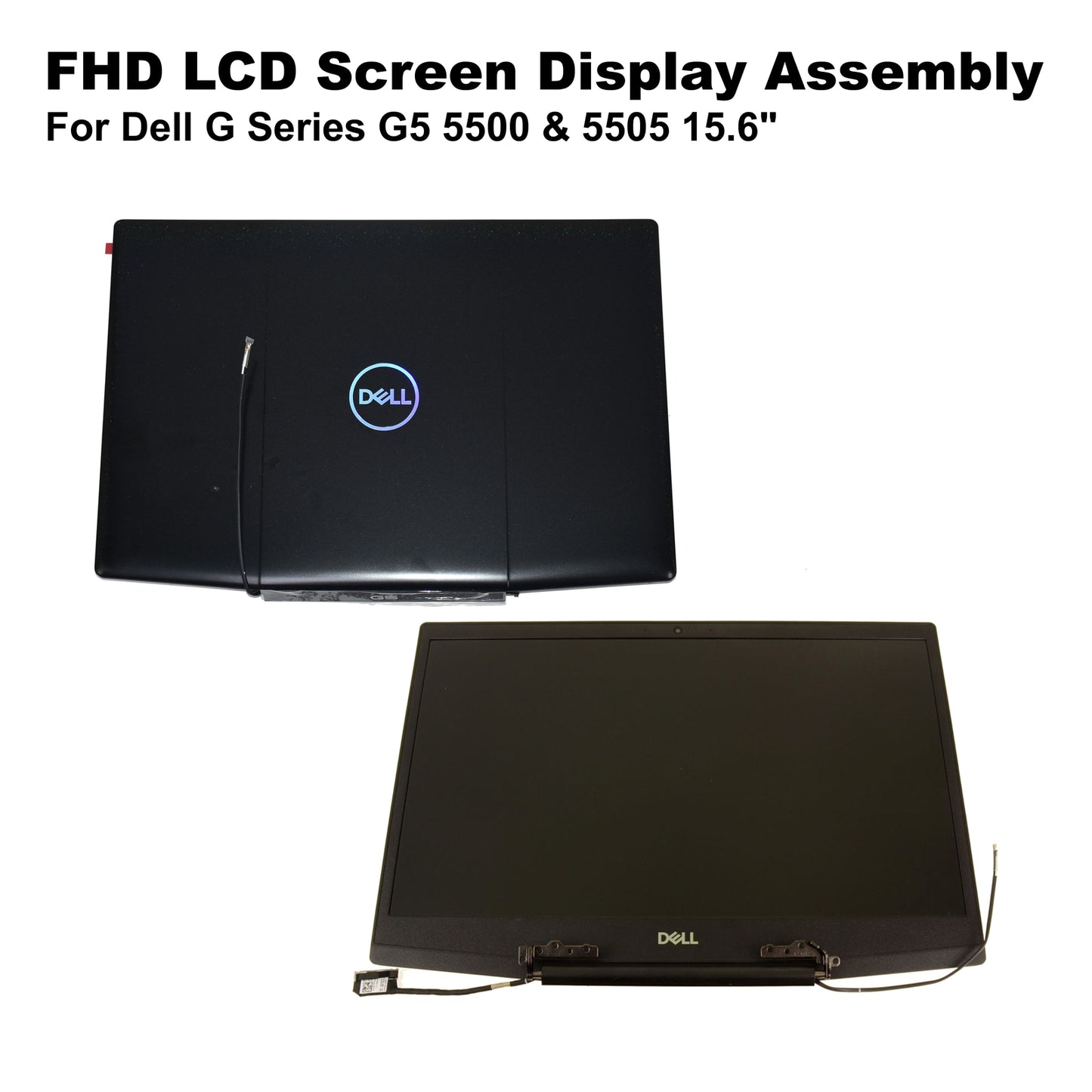Dell G Series G5 5500 5505 15.6" FHD 60Hz LCD Display Assembly MTXPT - Black