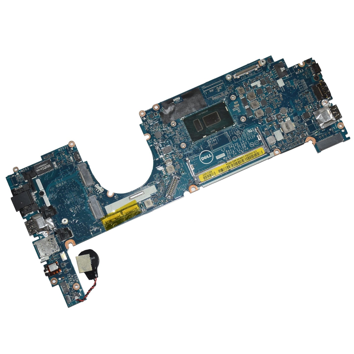 Dell Latitude 7290 7390 Laptop Motherboard Core i5-8250U 1.60GHz LA-F312P X225X