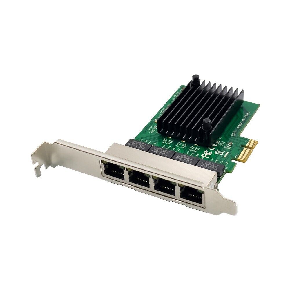 X-MEDIA XM-NA3840 | 4-Port 10/100/1000Mbps Gigabit PCI Express PCIe Network Card