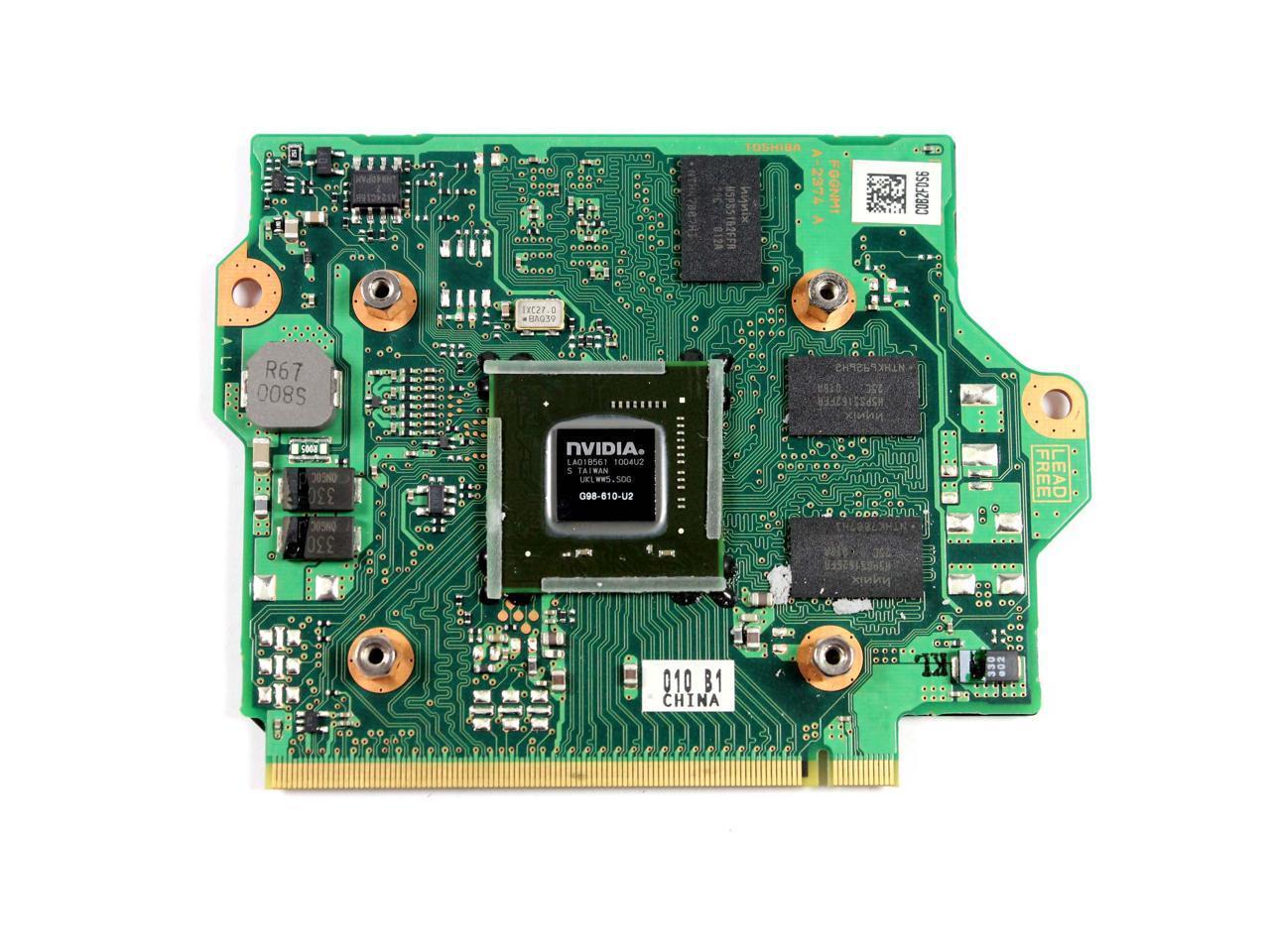 Nvidia 256MB Video Graphics VGA Card For Toshiba Tecra M10 P10 FGGNM1 P000506620