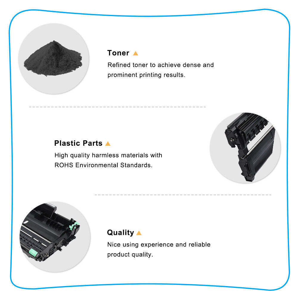 2x TN450 Toner 1x DR420 Drum for Brother HL-2240D MFC-7240 MFC-7360N MFC-7860DW