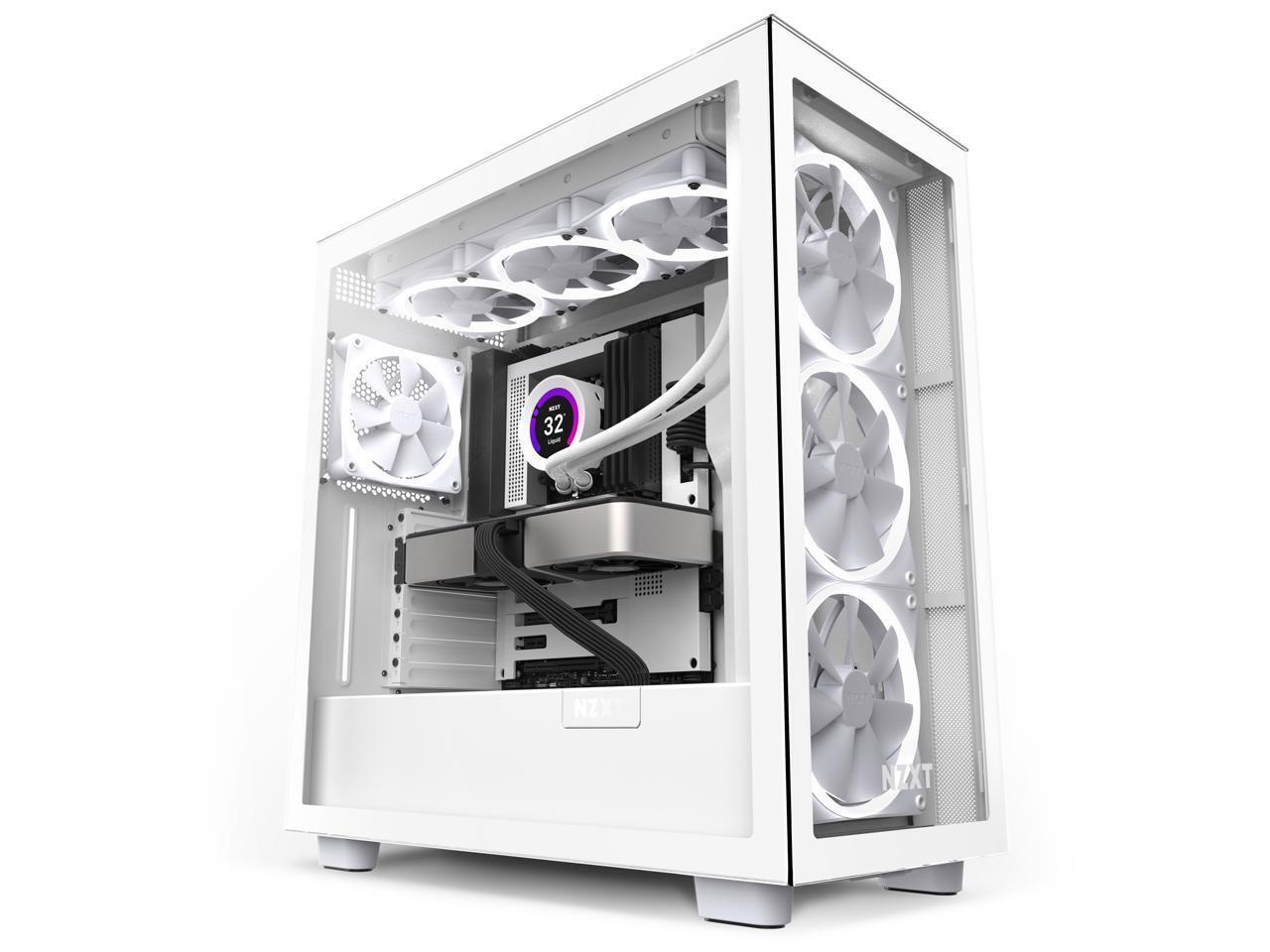 NZXT F120 RGB Fans - RF-R12TF-B1 - Advanced RGB Lighting Customization - Whisper