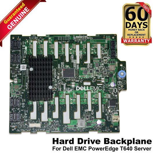 Dell EMC PowerEdge T640 16-Bays x 2.5-inch SFF HDD Hard Drive Backplane RVJR7