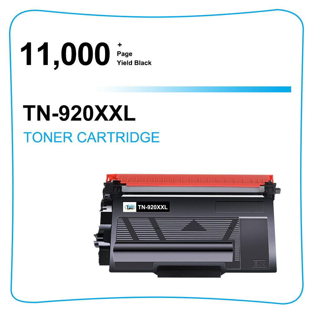 1PK Black TN920XXL For Brother TN920 Toner Cartridge HIGH YIELD L6415DW L5210DN