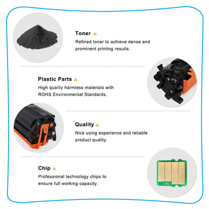 4x CF230A Toner Cartridge compatible with HP CF230A LaserJet M203d M203dn M203dw