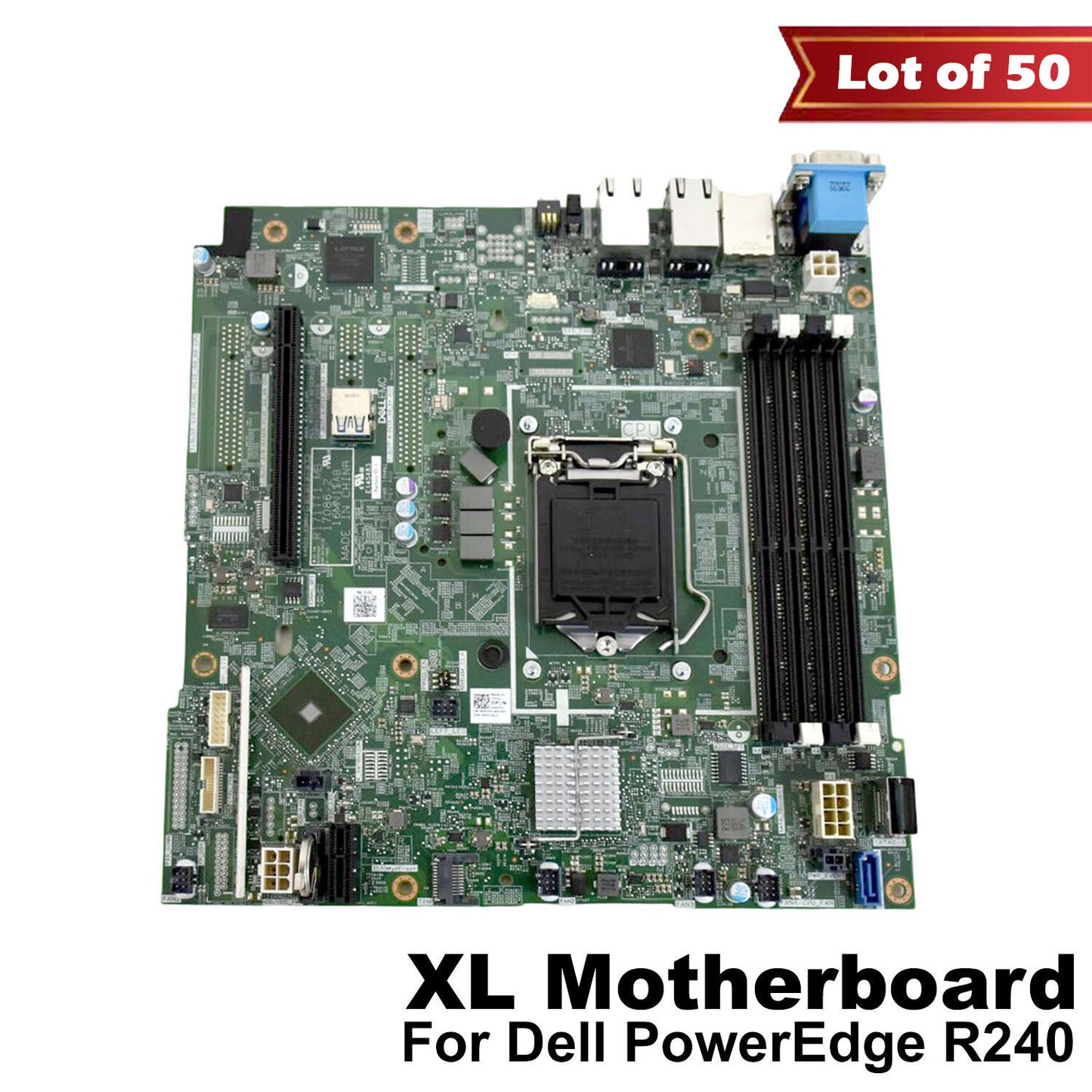 Lot of 50 Dell PowerEdge R240 XL Xeon C242 Chipset DDR4 Server Motherboard 0KFFK