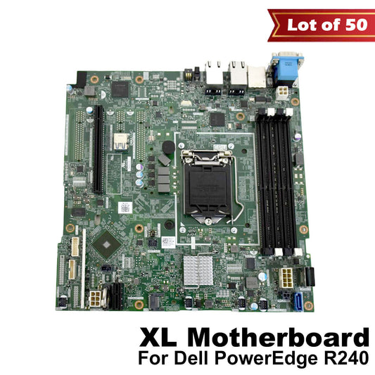 Lot of 50 Dell PowerEdge R240 XL Xeon C242 Chipset DDR4 Server Motherboard 0KFFK