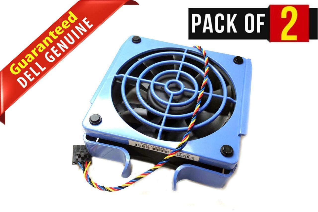 LOT x 2 OEM Dell PowerEdge 800 830 840 12V 5 Pin Front Chassis Cooling Fan RH467