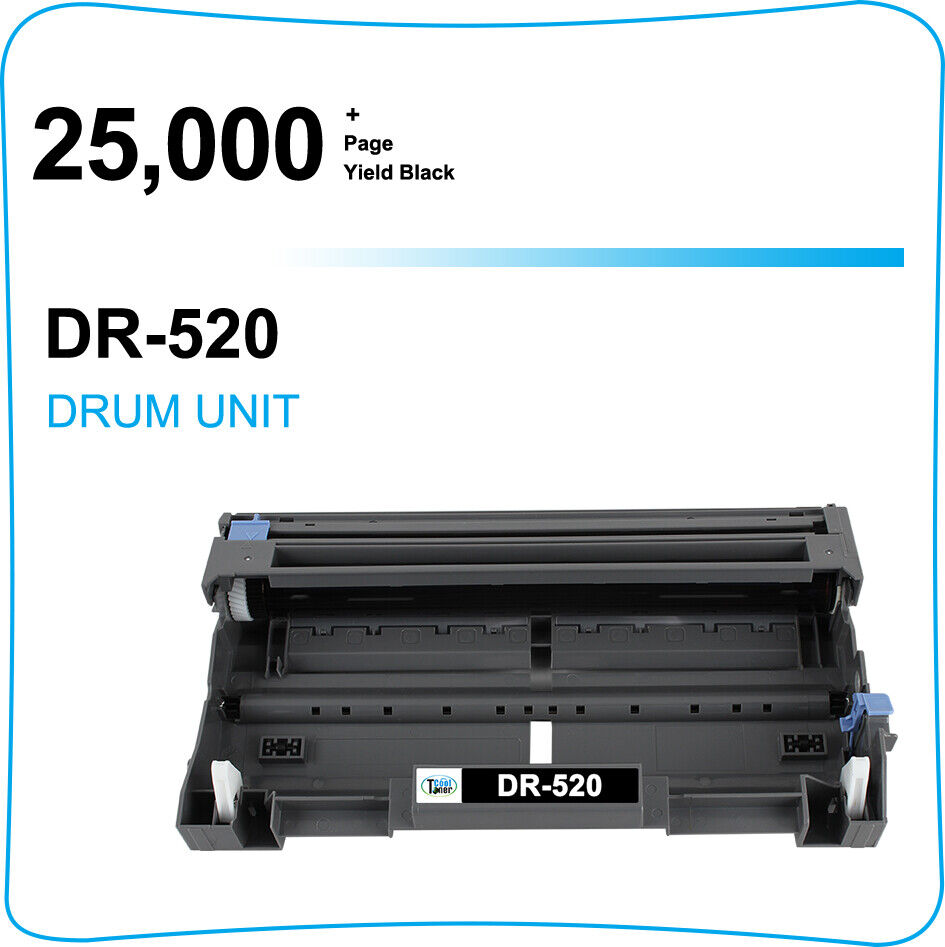 3PK DR520 DR-620 Black Drum Unit For Brother HL-5250DNHY HL-5250DNLT Printer New