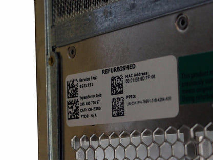 OEM Dell Force10 TeraScale E300 6-Slot Switch chassis with Backplane Board 3K1PH
